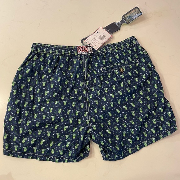 MC2 Saint Barth Mens micro mojito print Swim Shorts - Picture 2 of 5